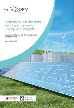 Starting to join the dots: An interim review of EnergyREV insights