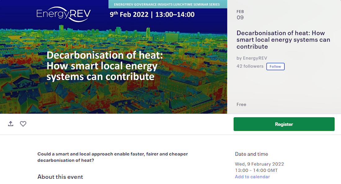 GILS Seminar 4 – Decarbonisation of heat