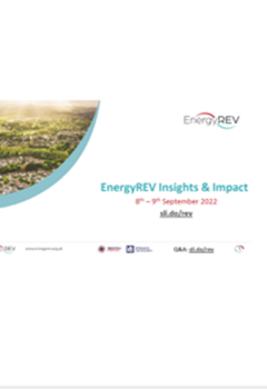 EnergyREV: Insights and Impact event - London 2022