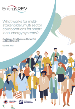 What works for multistakeholder, multi sector collaborations for smart local energy systems?
