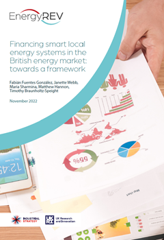Financing smart local energy systems in the British energy market: towards a framework