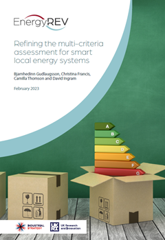 Refining the multi-criteria assessment for smart local energy systems