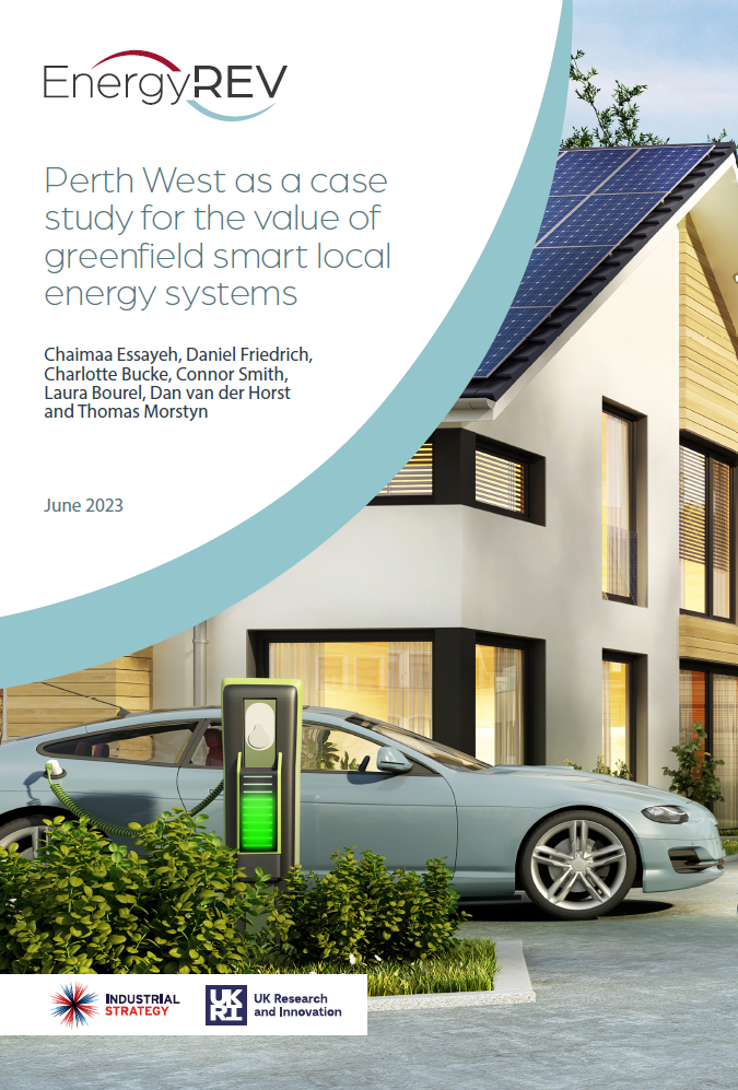 Perth West as a Case Study for the value of Greenfield Smart Local Energy System